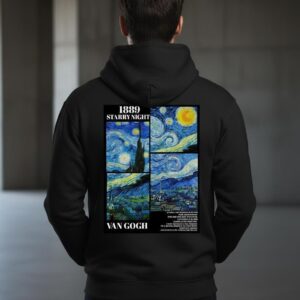Saadhak Starry Night Hoodie – Black